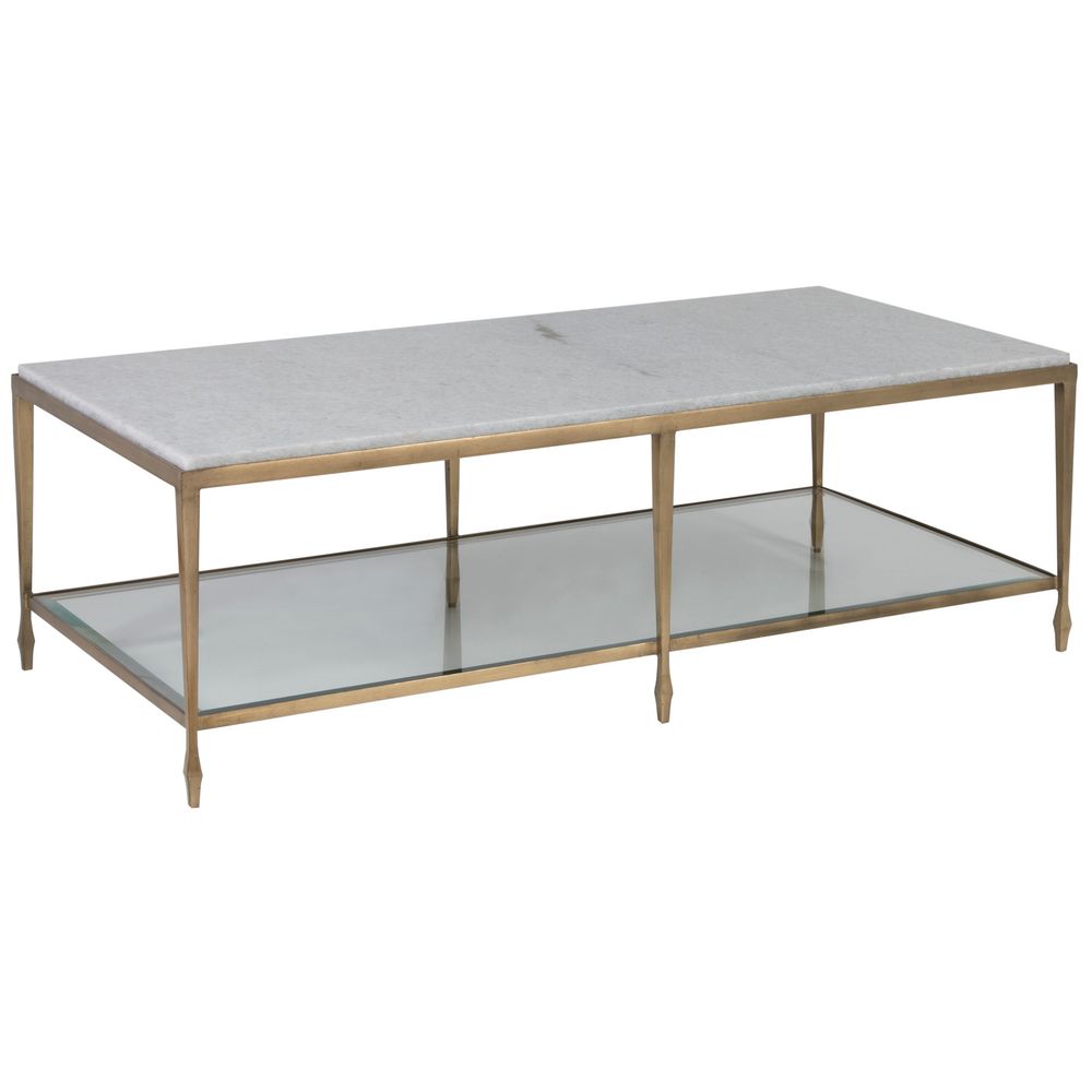 Coffee Tables Sashay Gold Rectangular Cocktail Table - Gold