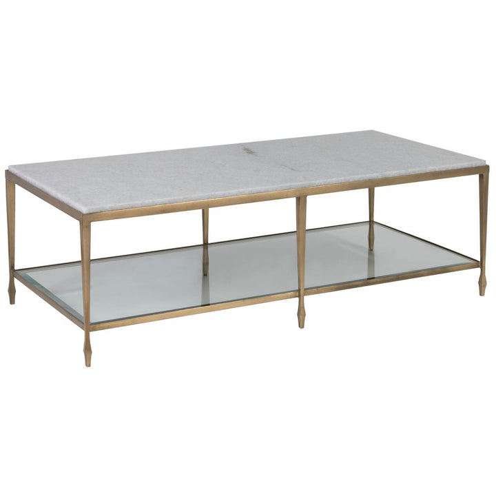 Coffee Tables Sashay Gold Rectangular Cocktail Table - Gold