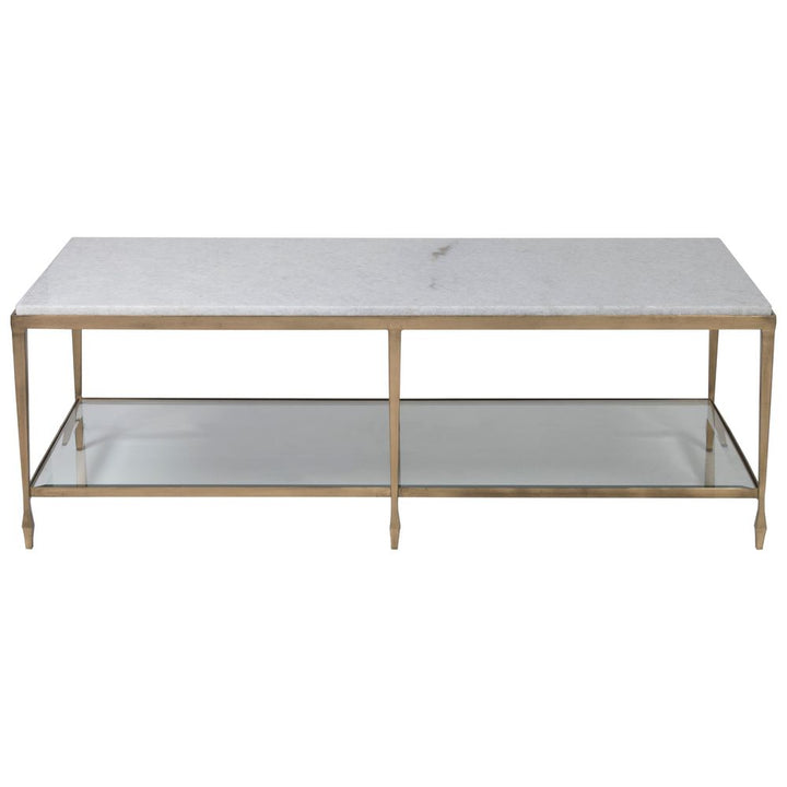 Coffee Tables Sashay Gold Rectangular Cocktail Table - Gold