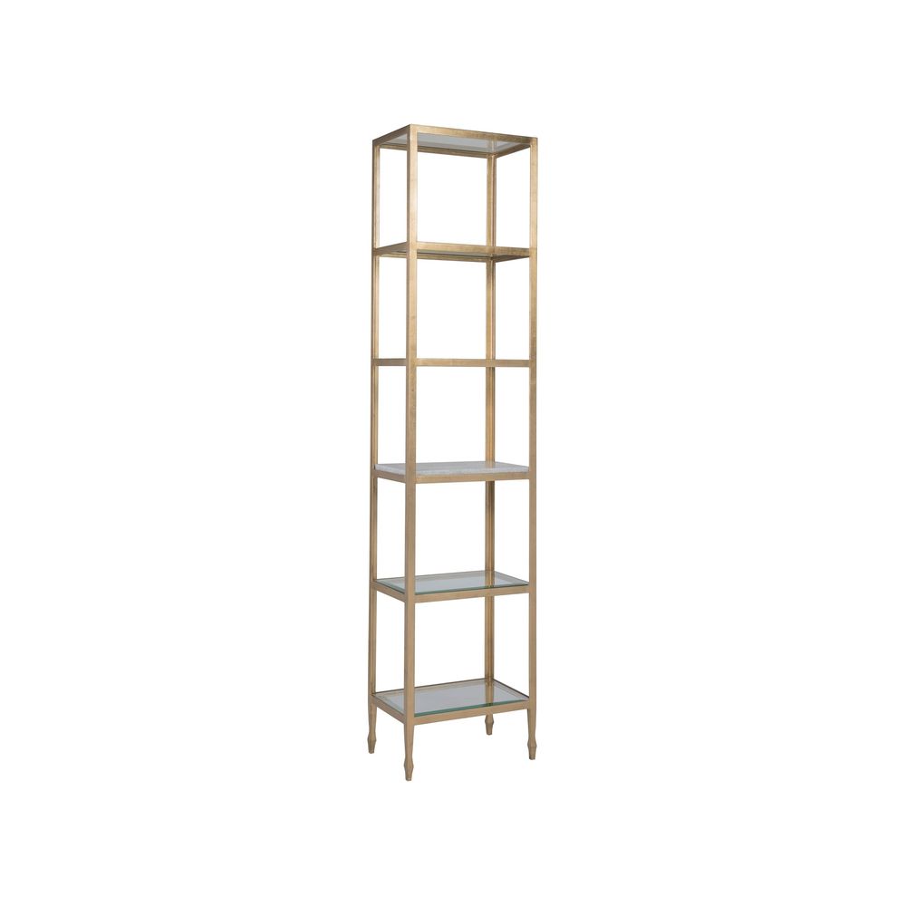 Bookcases & Etageres Sashay Gold Slim Etagere - Gold