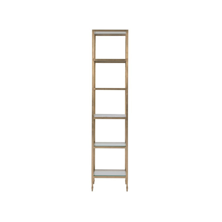 Bookcases & Etageres Sashay Gold Slim Etagere - Gold