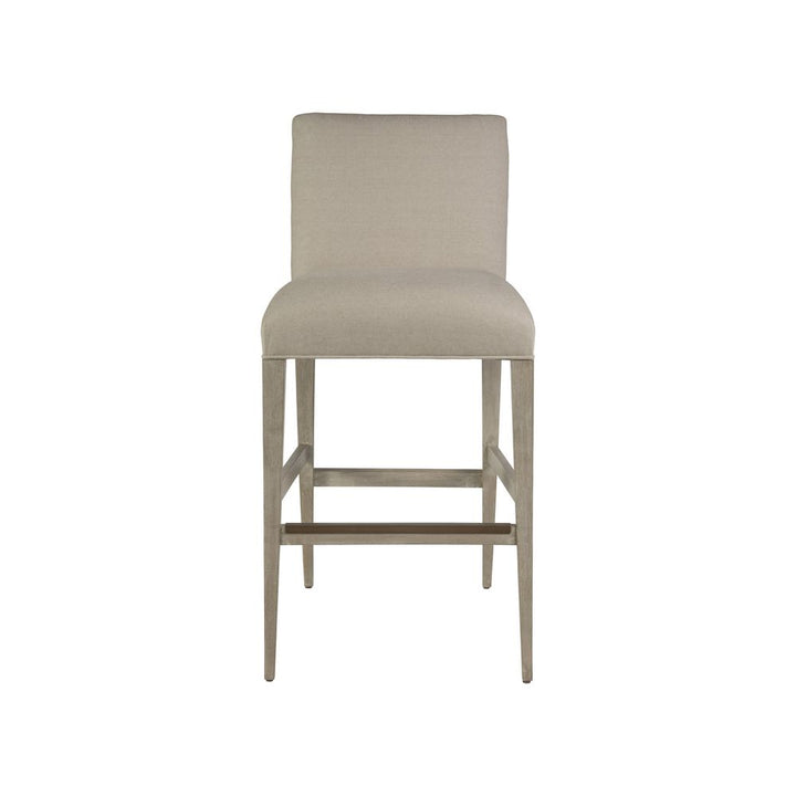 Bar & Counter Stools Madox Upholstered Low Back Bar Stool - Bianco