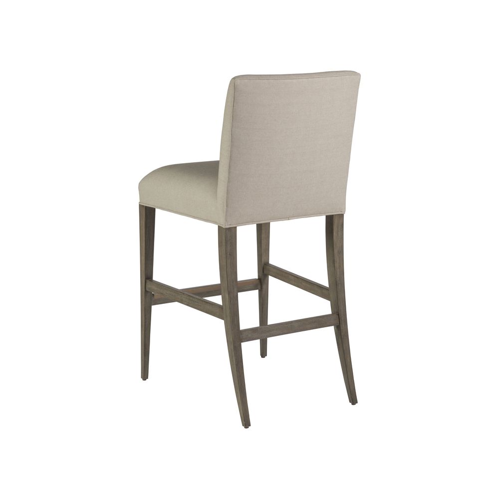Bar & Counter Stools Madox Upholstered Low Back Bar Stool - Grigio