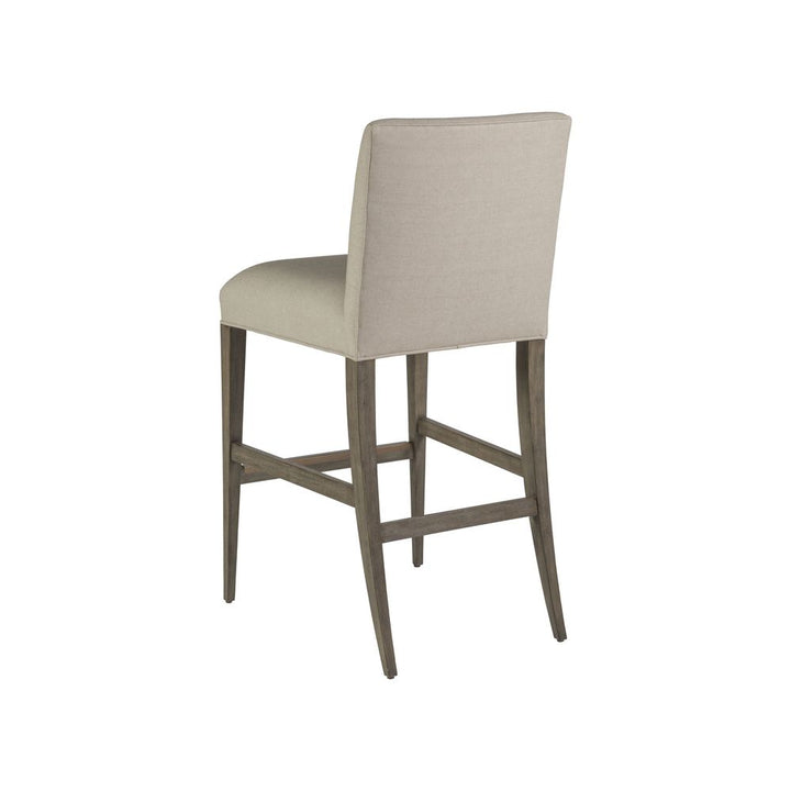 Bar & Counter Stools Madox Upholstered Low Back Bar Stool - Grigio
