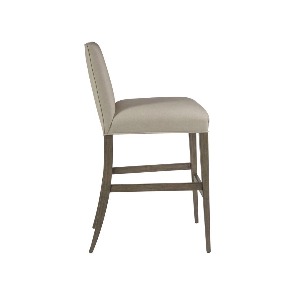 Bar & Counter Stools Madox Upholstered Low Back Bar Stool - Grigio