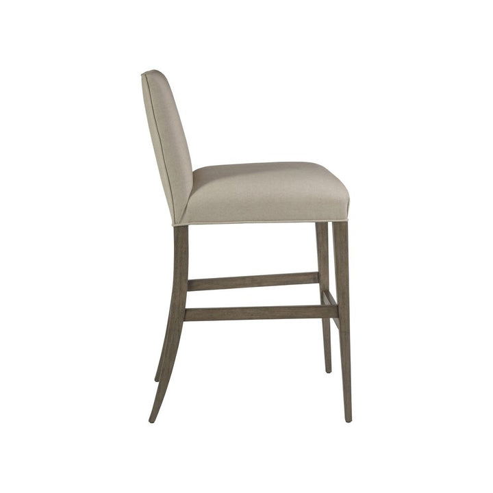 Bar & Counter Stools Madox Upholstered Low Back Bar Stool - Grigio