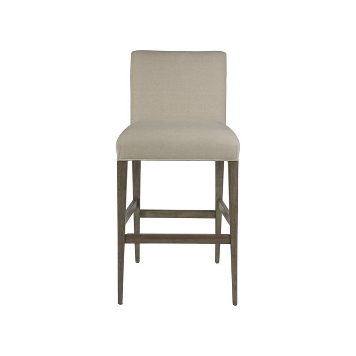 Bar & Counter Stools Madox Upholstered Low Back Bar Stool - Grigio