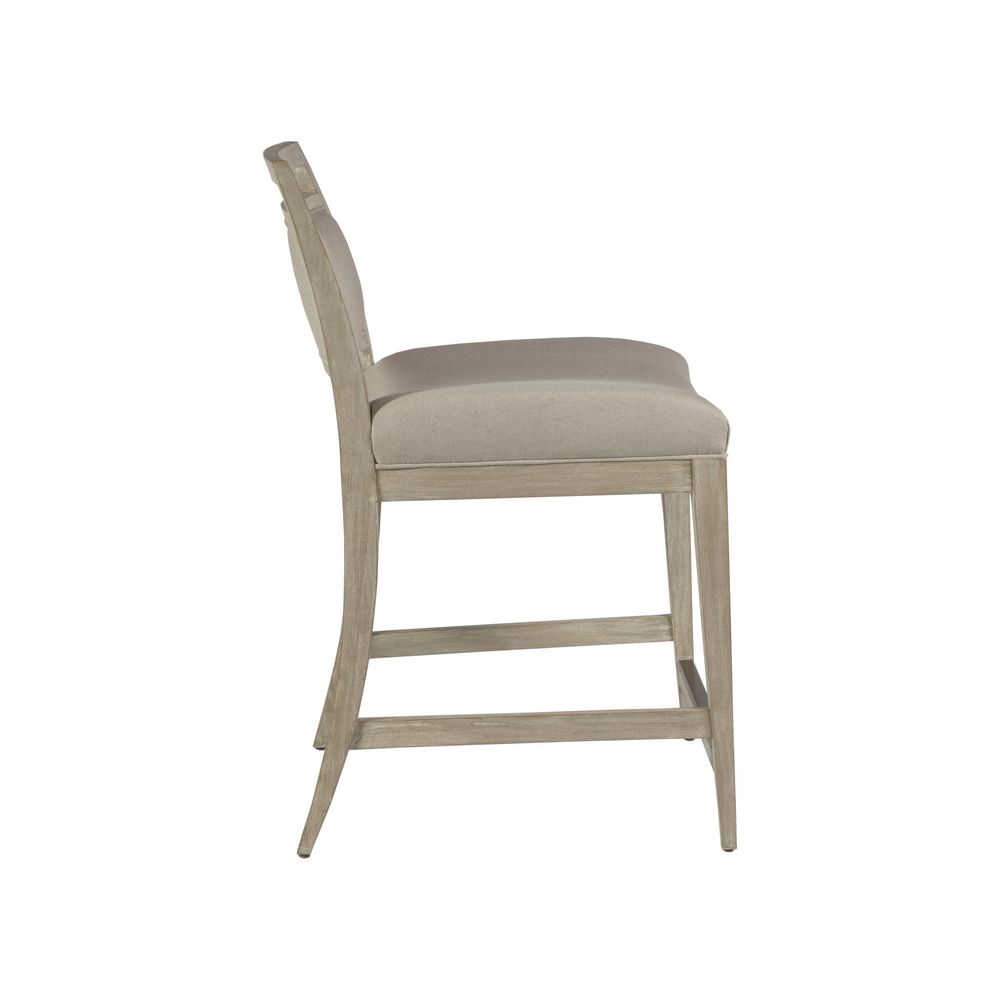 Bar & Counter Stools Nico Upholstered Counter Stool - Bianco