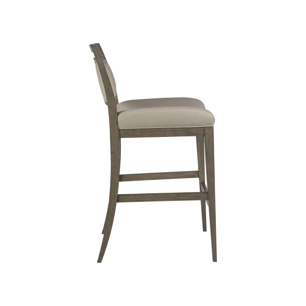 Bar & Counter Stools Nico Upholstered Bar Stool - Grigio