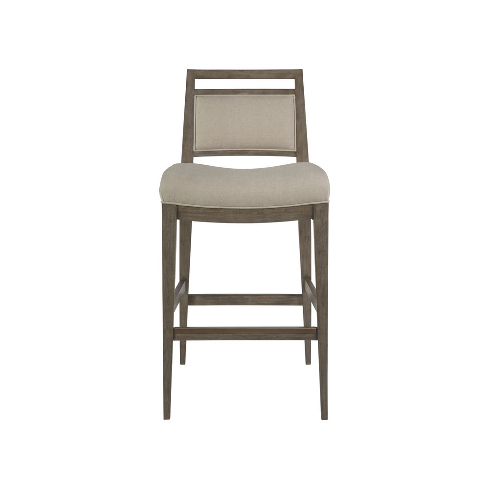 Bar & Counter Stools Nico Upholstered Bar Stool - Grigio