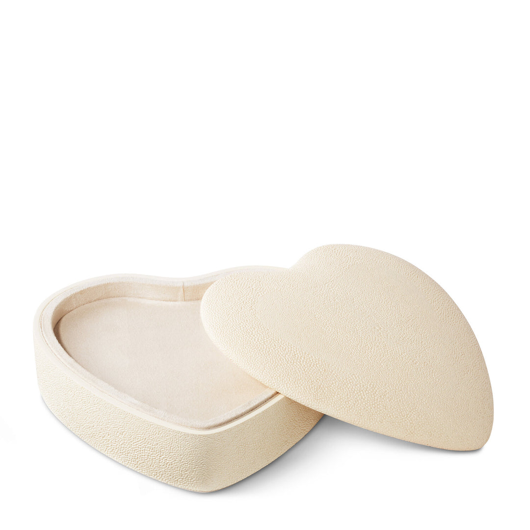 Shagreen Heart Jewelry Box - image 3