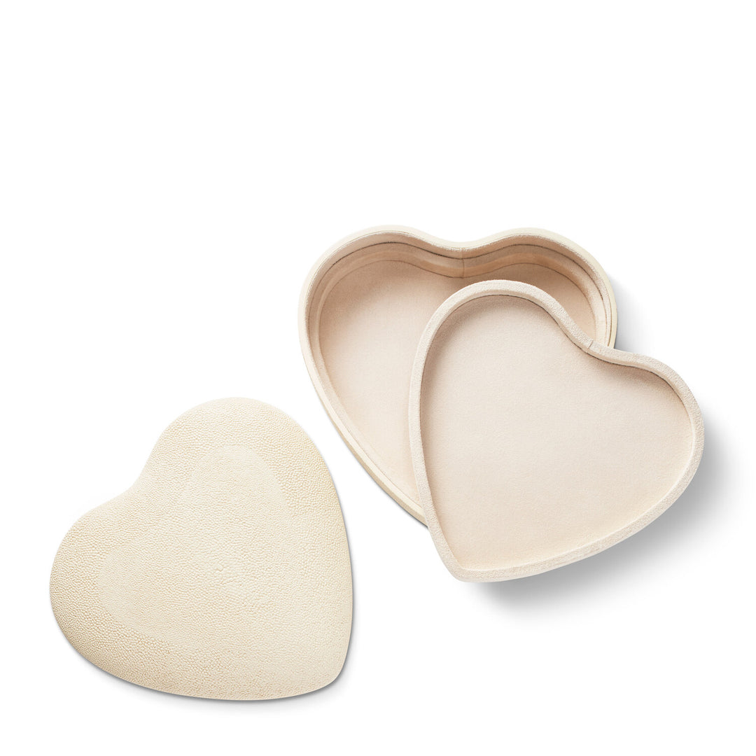 Shagreen Heart Jewelry Box - image 4