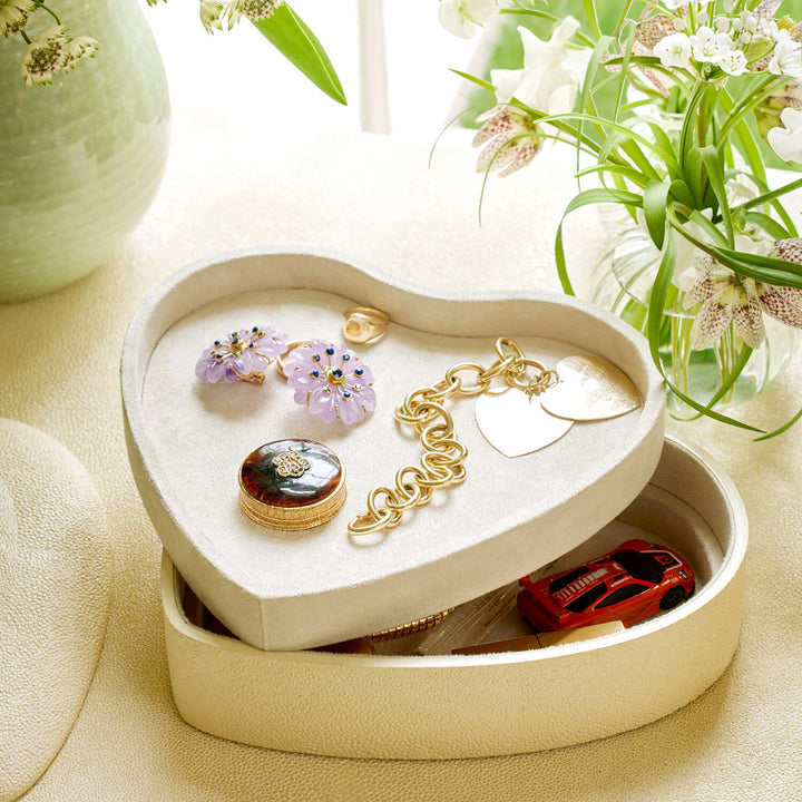 Shagreen Heart Jewelry Box - image 2