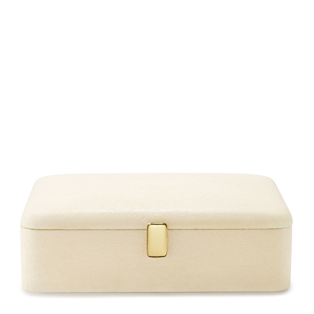 Abella Shagreen Large Jewelry Box
