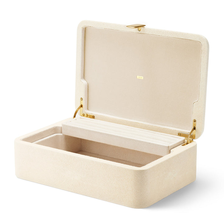 Abella Shagreen Large Jewelry Box - image 3