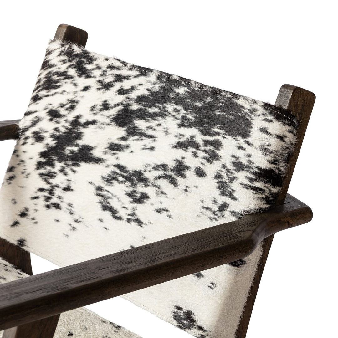 Brooks Sling Chair - Peppered Hair On Hide