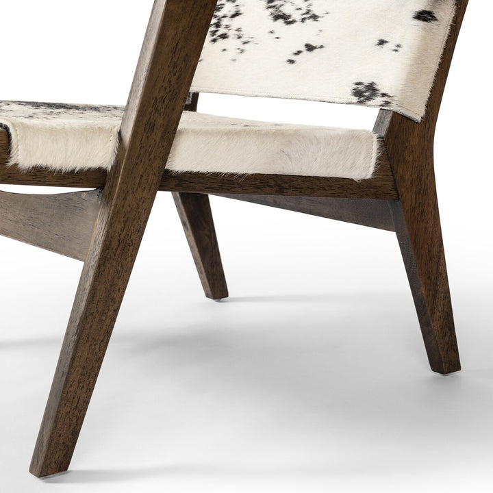 Brooks Sling Chair - Peppered Hair On Hide