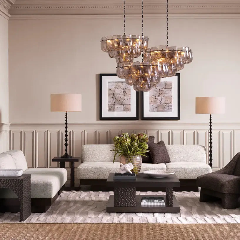 Sofa Bastion Seashell Off-White Charcoal Veneer - image 2