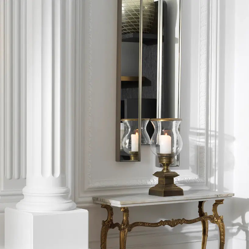 Mirror Novella Brushed Steel Finish - image 2