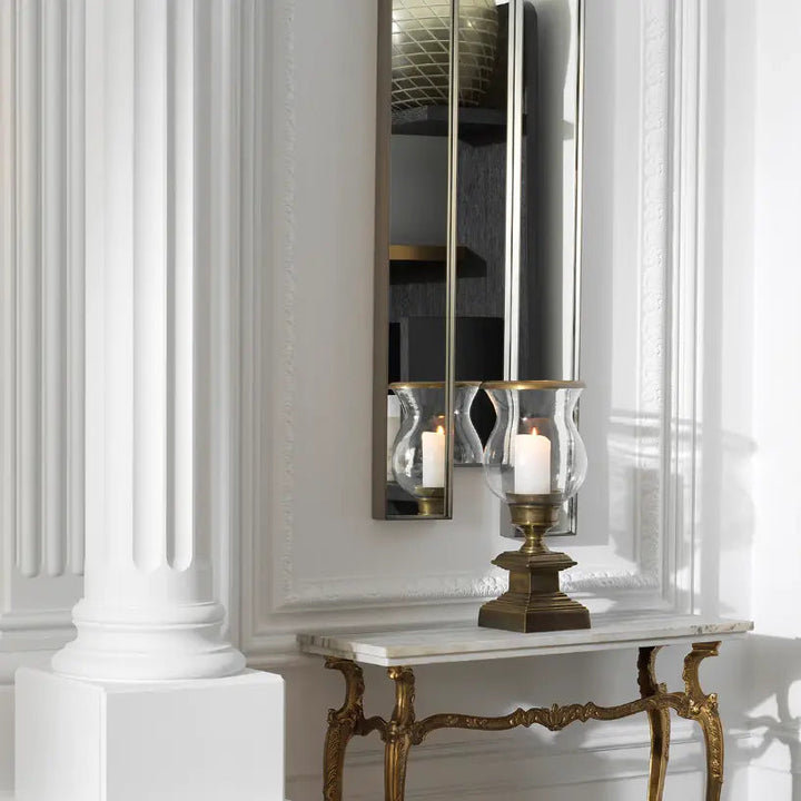 Mirror Novella Brushed Steel Finish - image 2