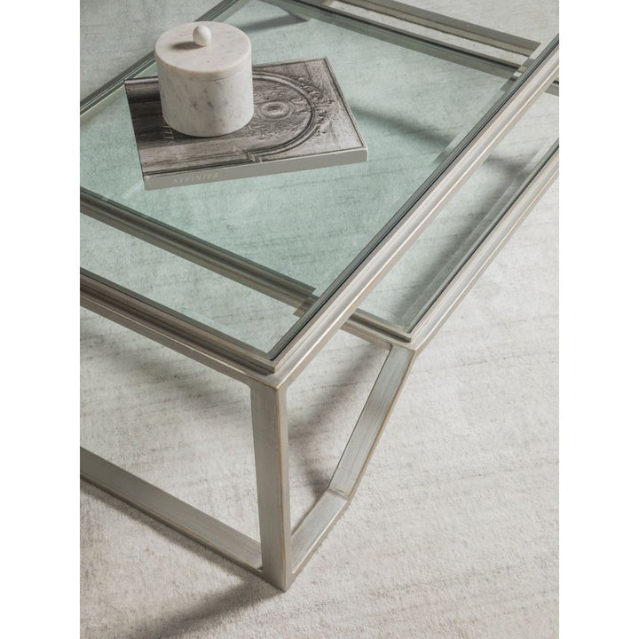Coffee Tables Byron Rectangular Cocktail Table - Argento