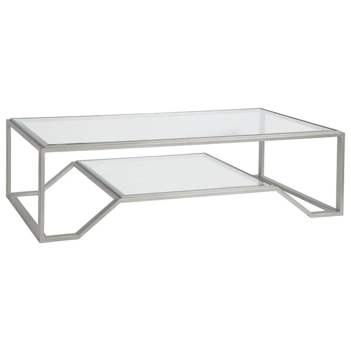 Coffee Tables Byron Rectangular Cocktail Table - Argento