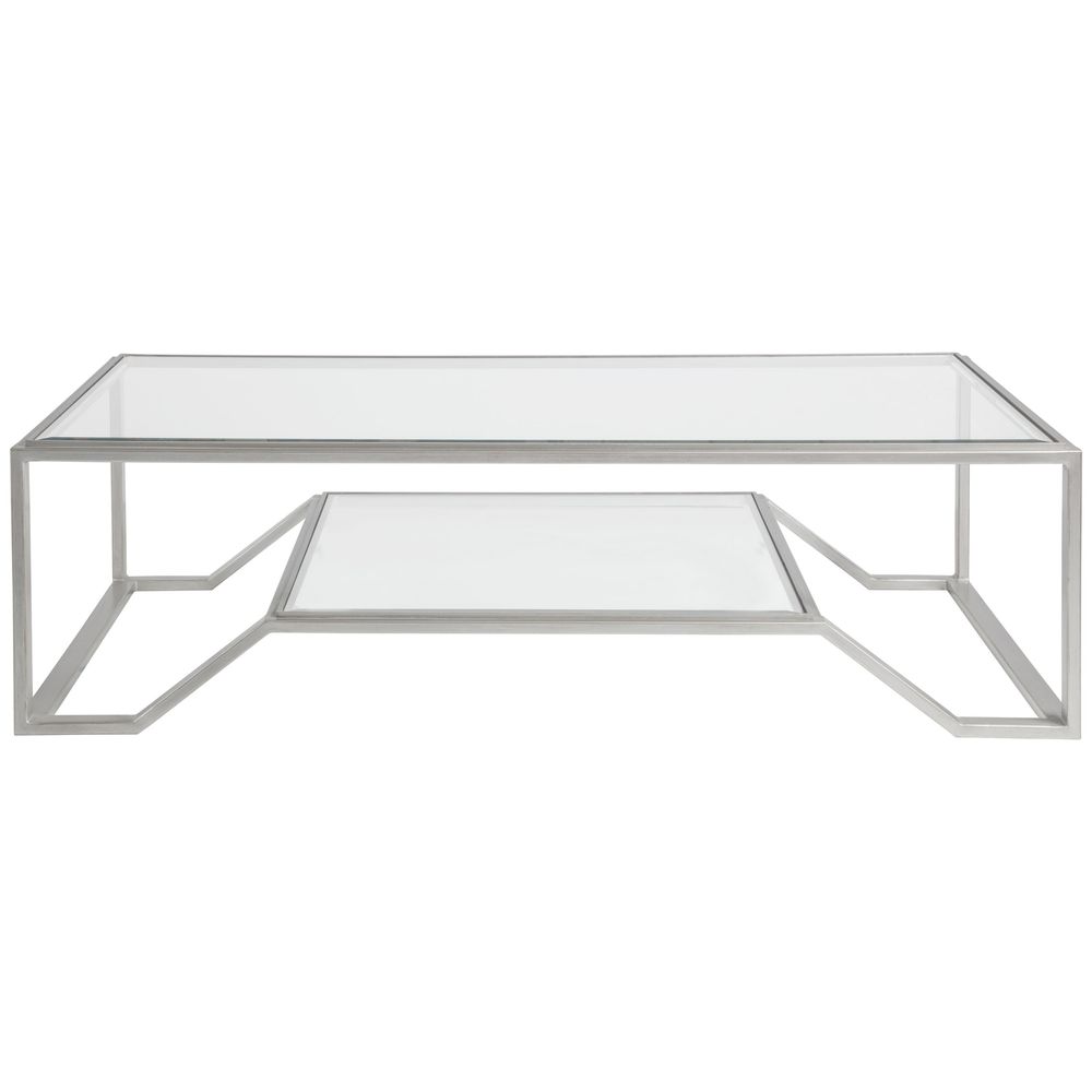 Coffee Tables Byron Rectangular Cocktail Table - Argento