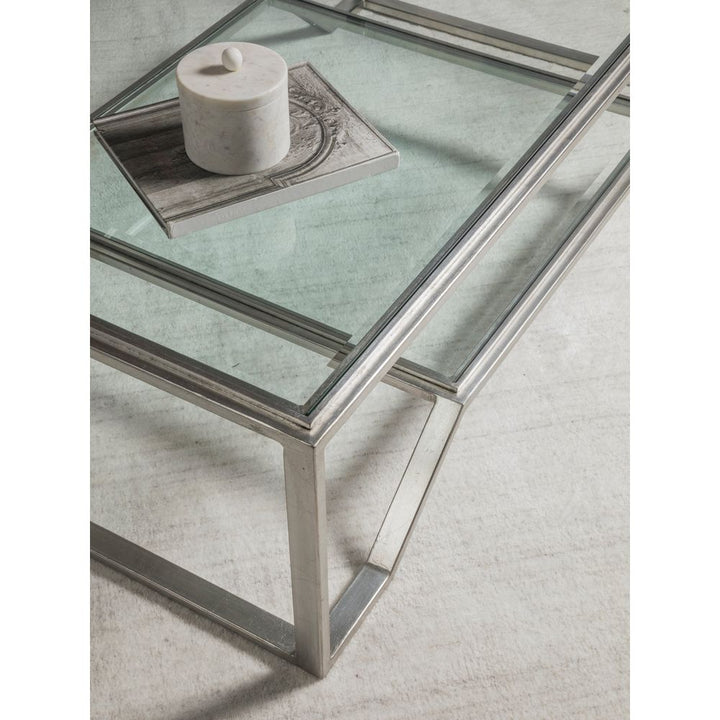 Coffee Tables Byron Rectangular Cocktail Table - Silver Leaf
