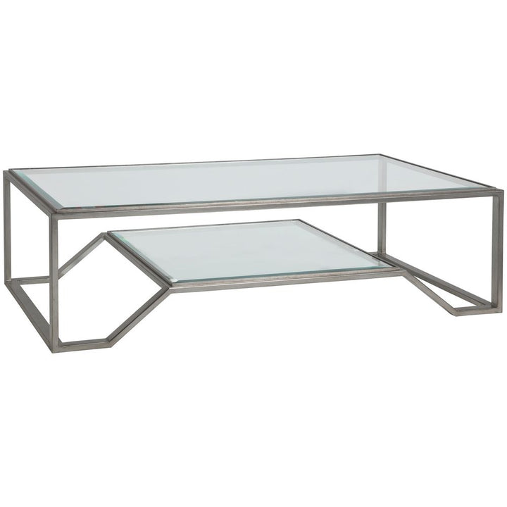 Coffee Tables Byron Rectangular Cocktail Table - Silver Leaf