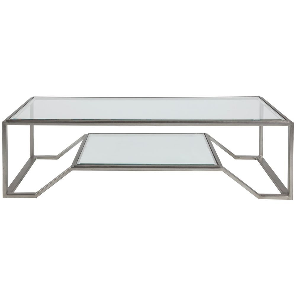 Coffee Tables Byron Rectangular Cocktail Table - Silver Leaf