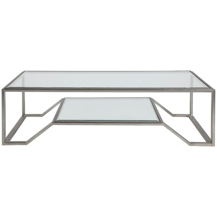 Coffee Tables Byron Rectangular Cocktail Table - Silver Leaf