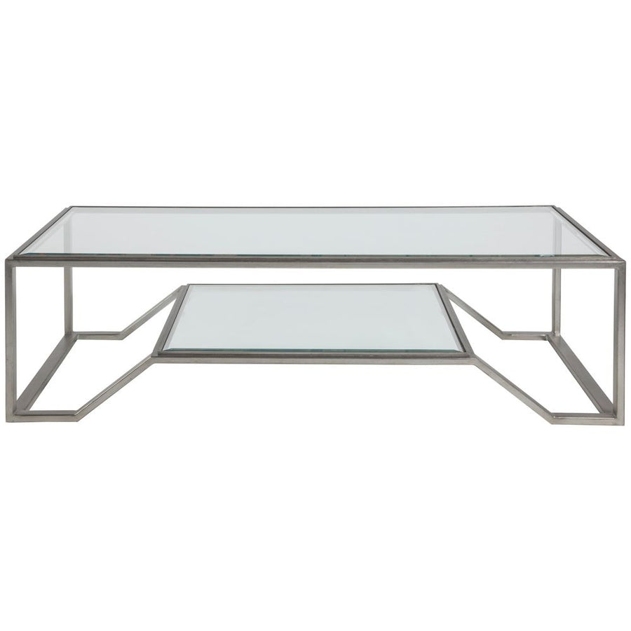 Coffee Tables Byron Rectangular Cocktail Table - Silver Leaf