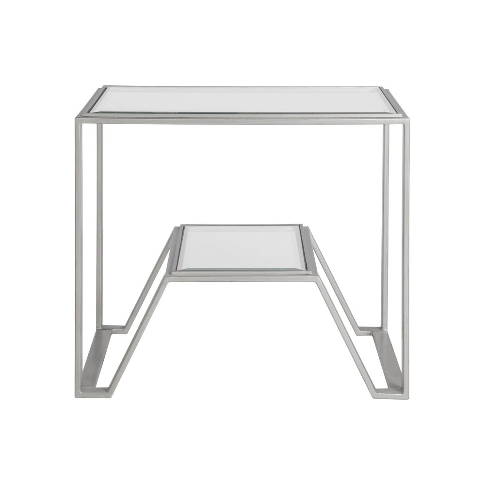 Side Tables Byron Rectangular End Table - Argento