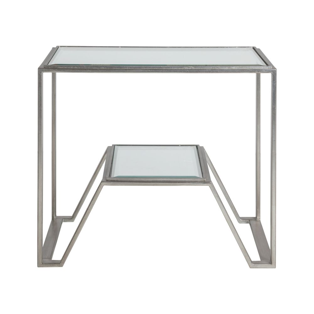 Side Tables Byron Rectangular End Table - Silver Leaf