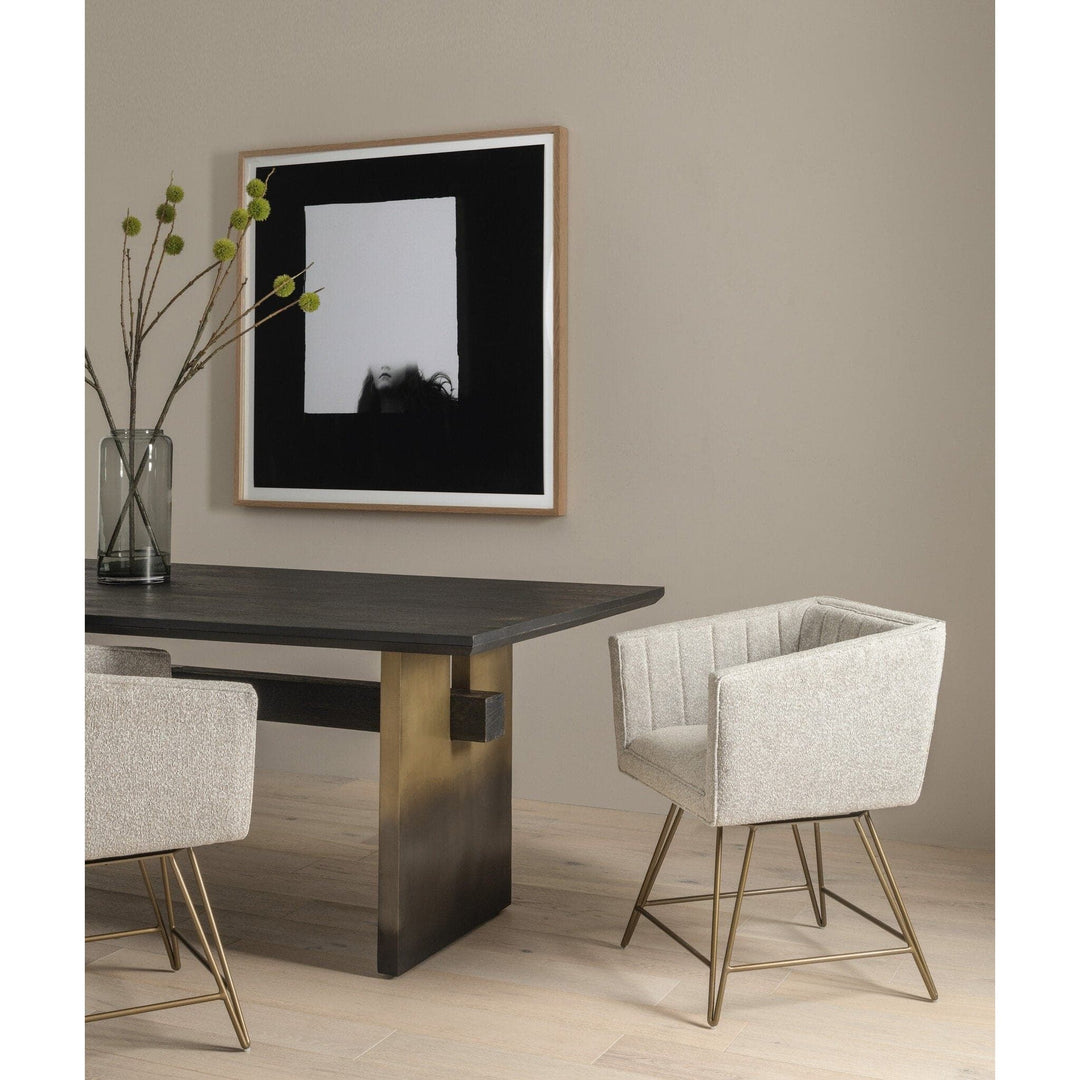 Branson Dining Table - Worn Black