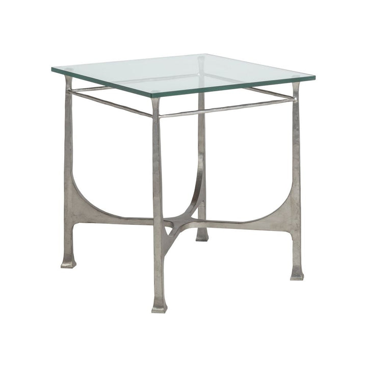 Side Tables Bruno Square End Table - Silver Leaf