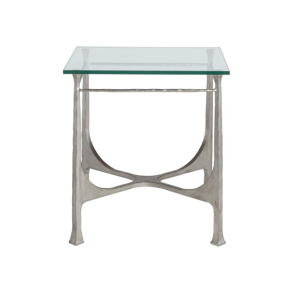 Side Tables Bruno Square End Table - Silver Leaf
