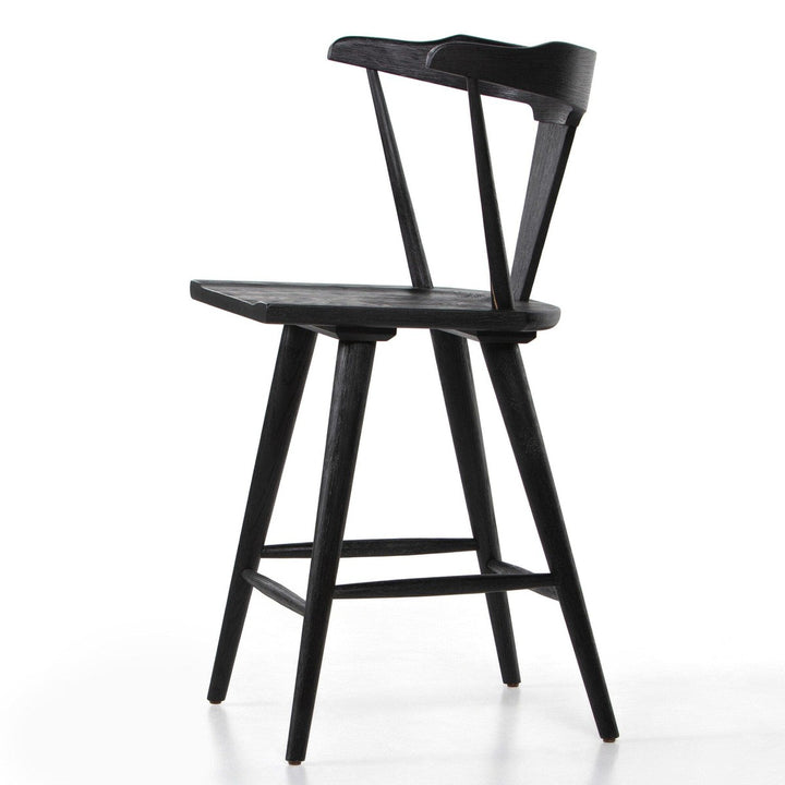 Ryder Counter Stool - Black Oak