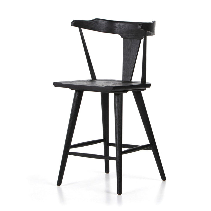 Ryder Counter Stool - Black Oak