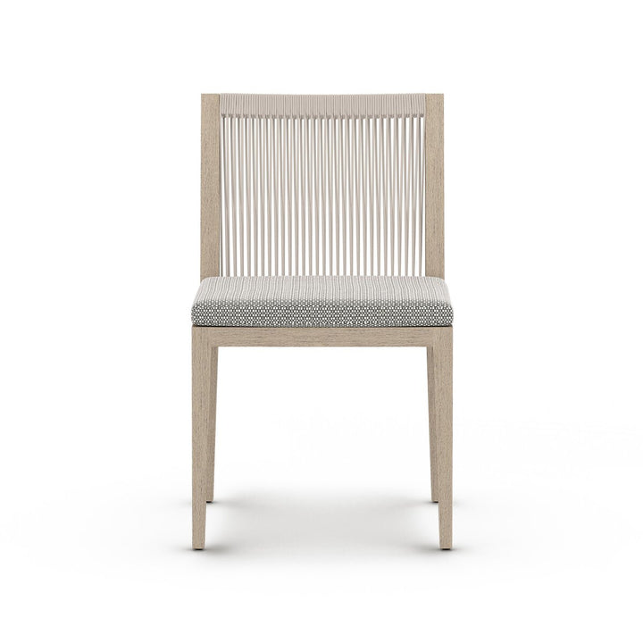 Pinewood Outdoor Dining Chair, Washed Brown - Faye Ash