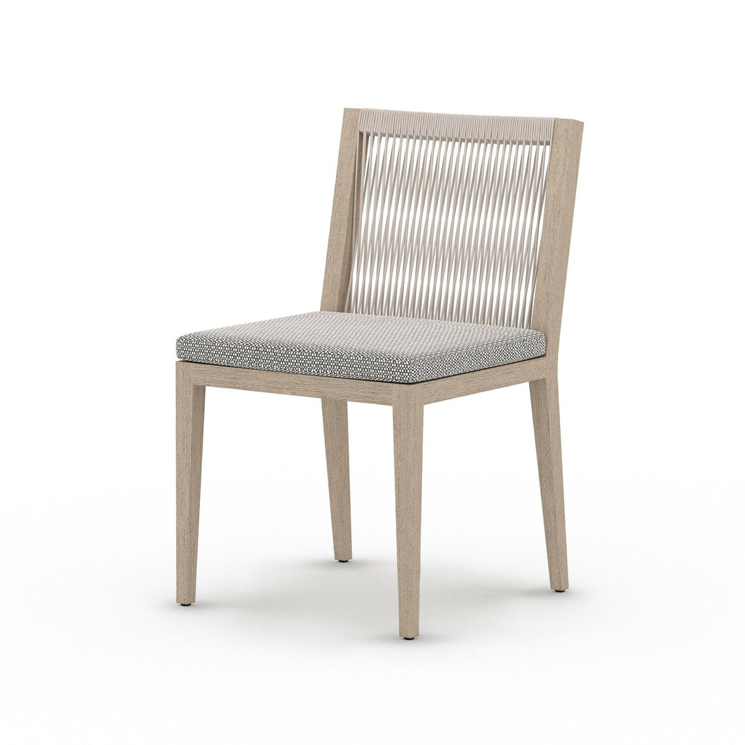 Pinewood Outdoor Dining Chair, Washed Brown - Faye Ash