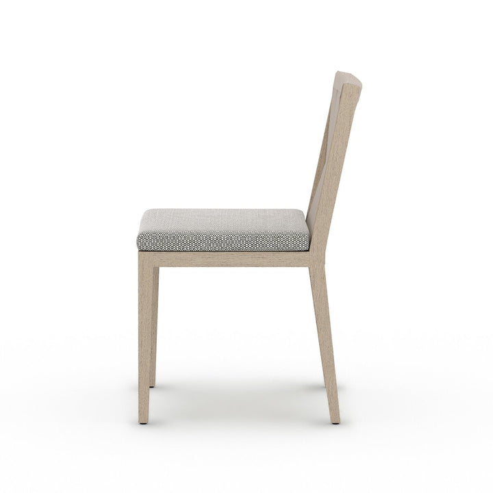 Pinewood Outdoor Dining Chair, Washed Brown - Faye Ash