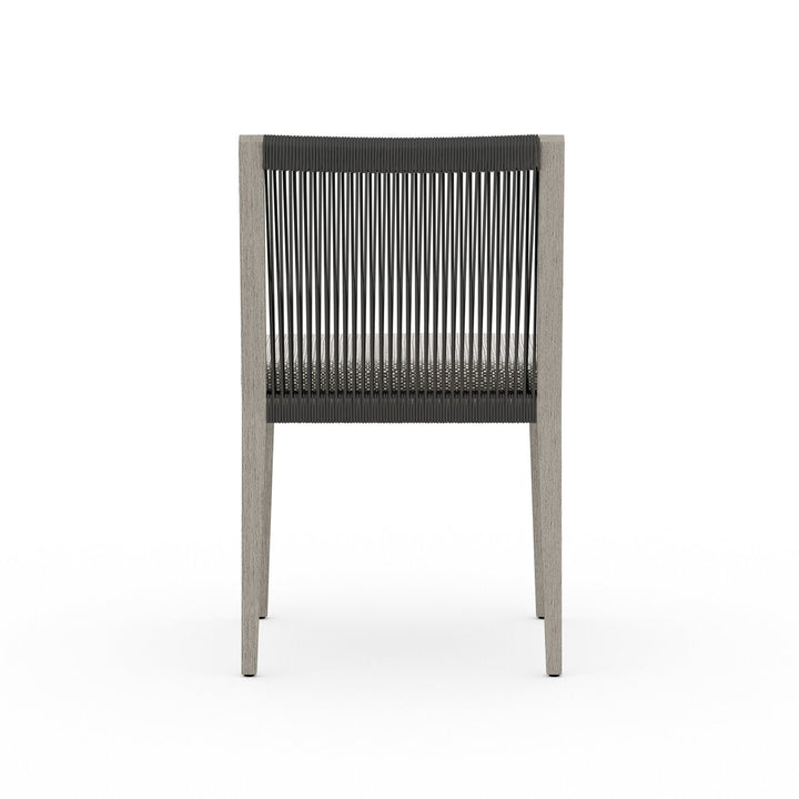 Pinewood Outdoor Dining Chair, Weathered Grey - Faye Ash