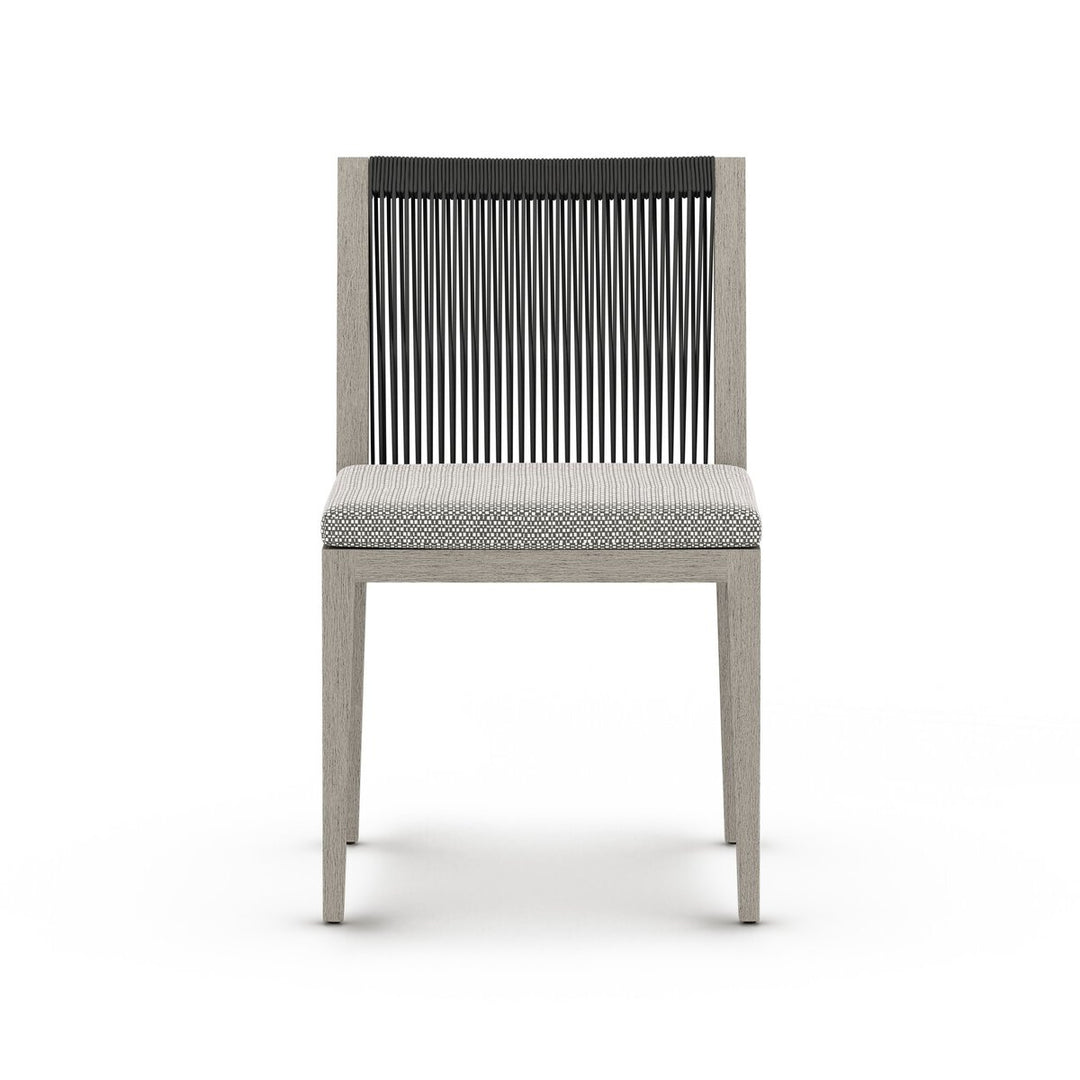 Pinewood Outdoor Dining Chair, Weathered Grey - Faye Ash