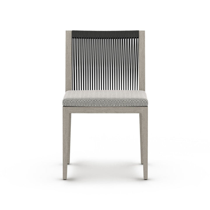 Pinewood Outdoor Dining Chair, Weathered Grey - Faye Ash