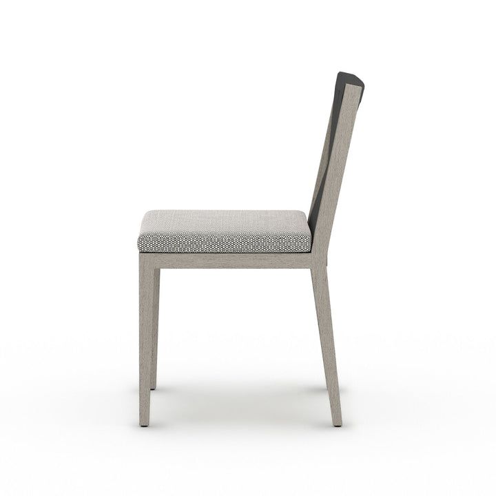 Pinewood Outdoor Dining Chair, Weathered Grey - Faye Ash