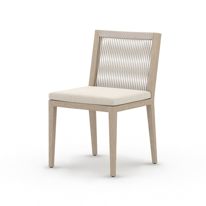 Sheffield Outdoor Dining Chair, Washed Brown - Faye Sand