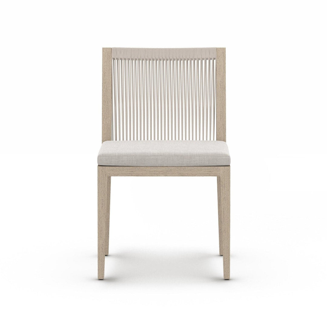 Sheffield Outdoor Dining Chair, Washed Brown - Venao Grey