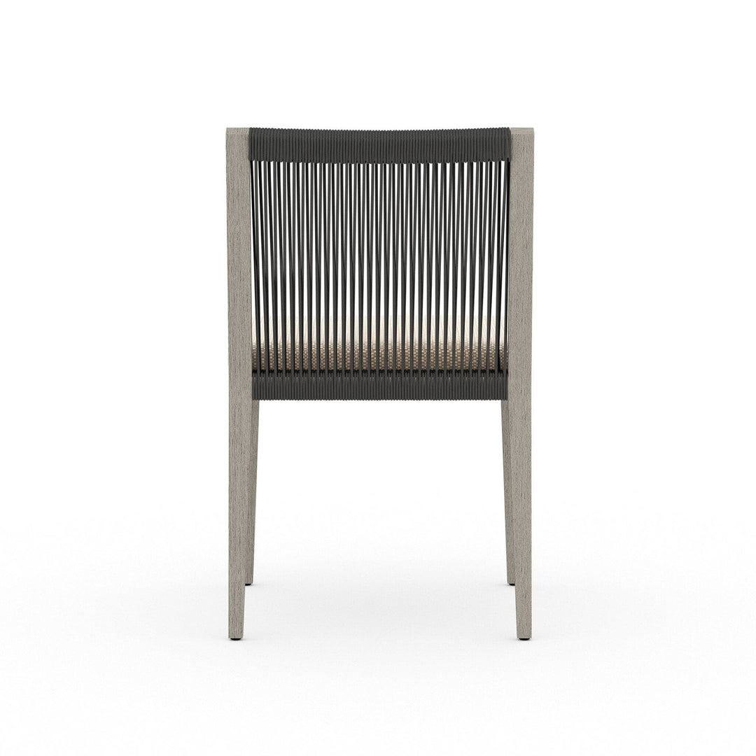 Sheffield Outdoor Dining Chair, Weathered Grey - Faye Sand