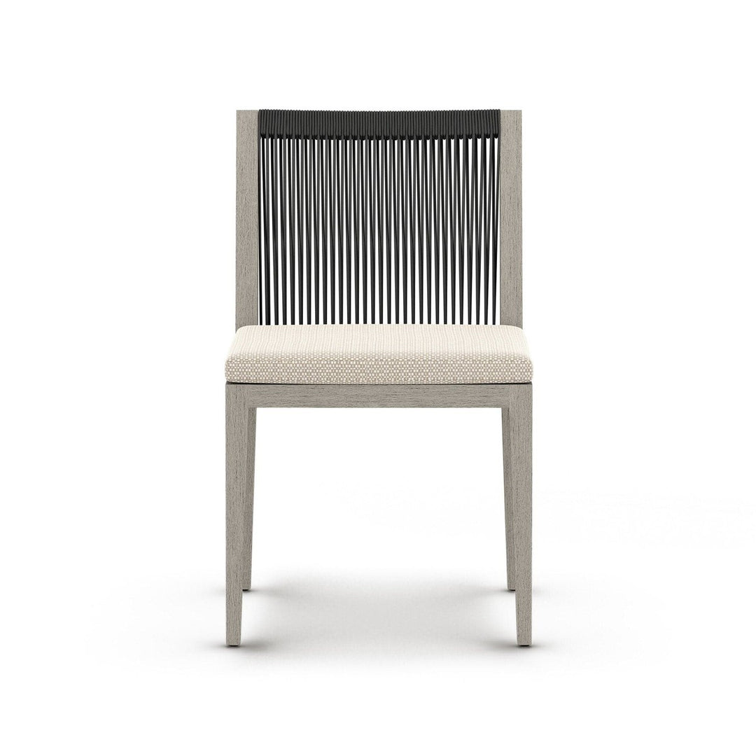 Sheffield Outdoor Dining Chair, Weathered Grey - Faye Sand